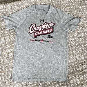 Under Armour Crazy legs Classic 2018 Madison Wisconsin small grey T-shirt